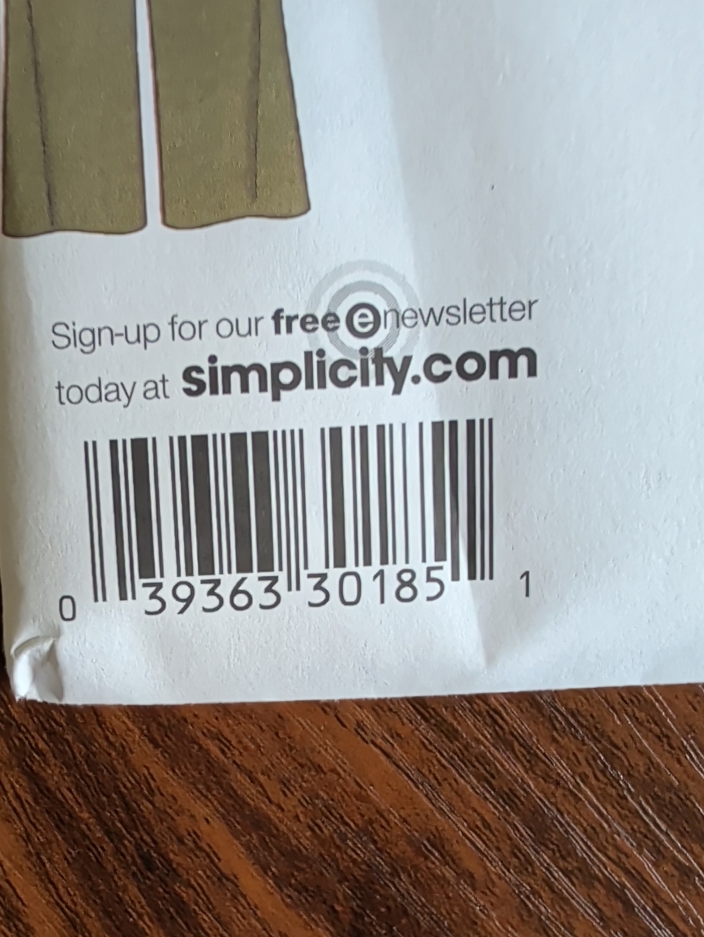 Simplicity 3961 Wide Leg Pants Pattern R5 - Picture 4 of 5